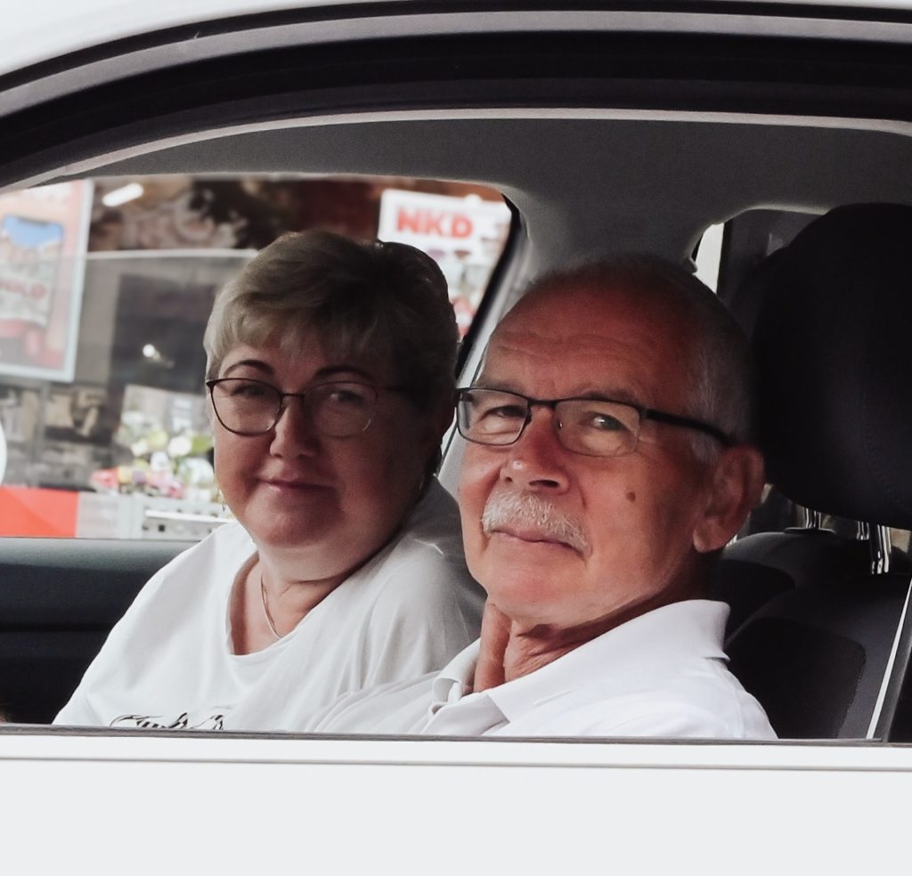 Ausschnitt Boten Frank Mehler und Brigitte Hanka